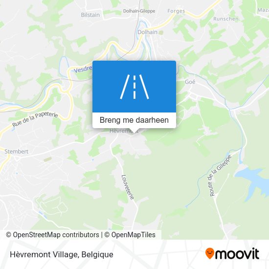 Hèvremont Village kaart