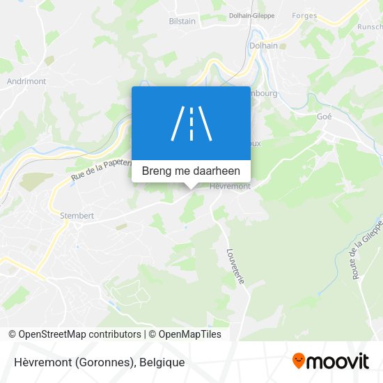 Hèvremont (Goronnes) kaart