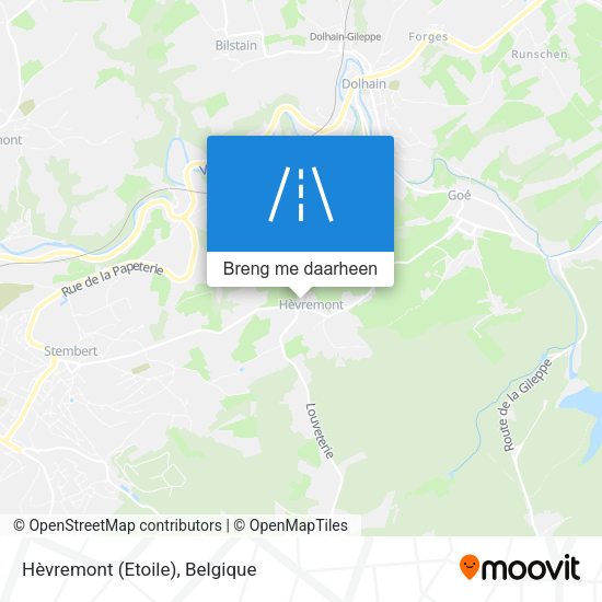 Hèvremont (Etoile) kaart