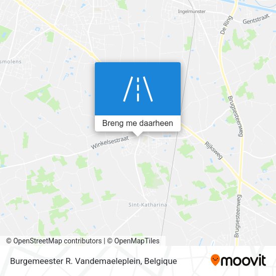 Burgemeester R. Vandemaeleplein kaart