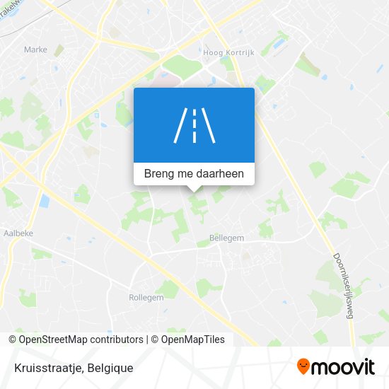 Kruisstraatje kaart