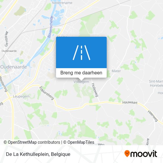 De La Kethulleplein kaart