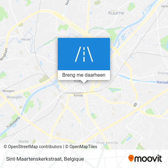 Sint-Maartenskerkstraat kaart