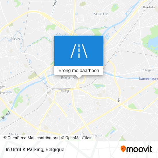 In Uitrit K Parking kaart