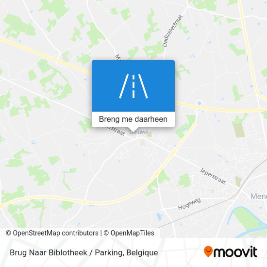 Brug Naar Biblotheek / Parking kaart