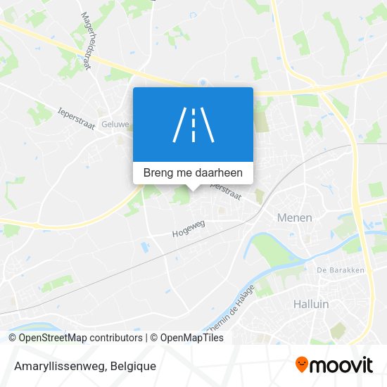 Amaryllissenweg kaart