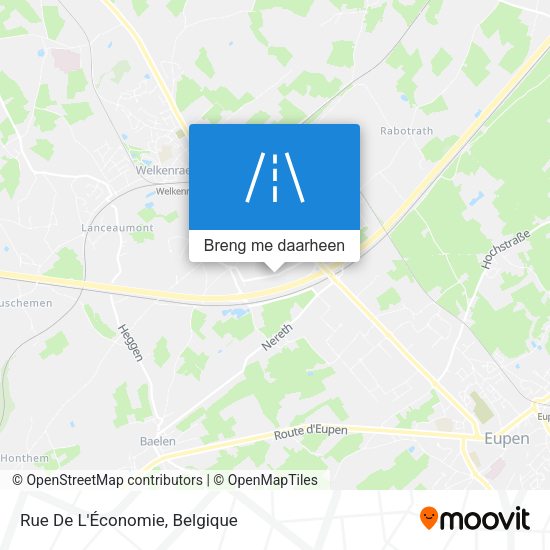 Rue De L'Économie kaart