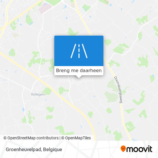 Groenheuvelpad kaart