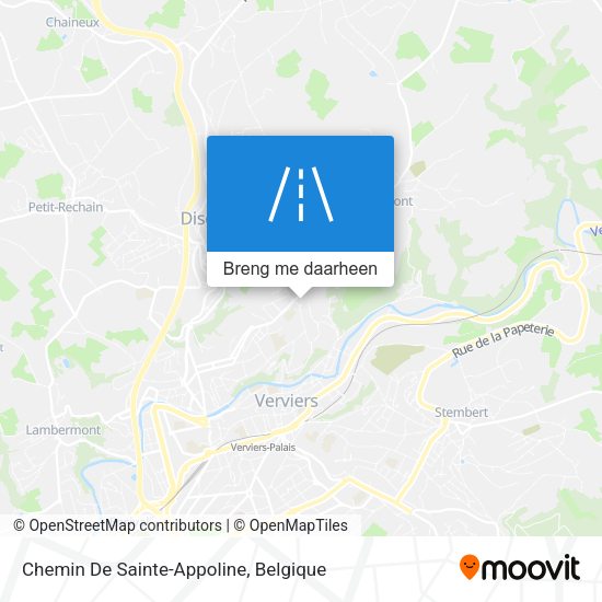 Chemin De Sainte-Appoline kaart