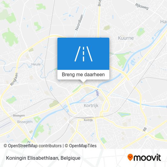 Koningin Elisabethlaan kaart