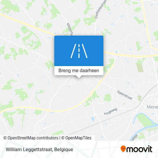 William Leggettstraat kaart