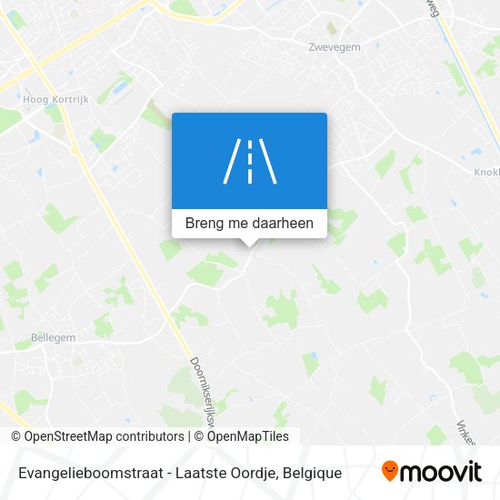 Evangelieboomstraat - Laatste Oordje kaart