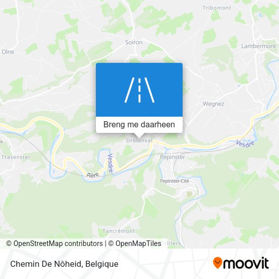 Chemin De Nôheid kaart
