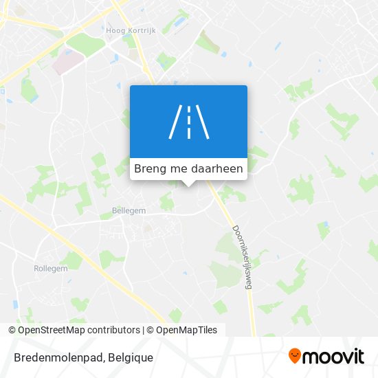 Bredenmolenpad kaart