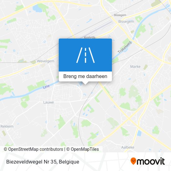 Biezeveldwegel Nr 35 kaart