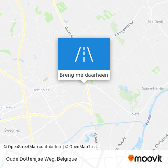 Oude Dottenijse Weg kaart