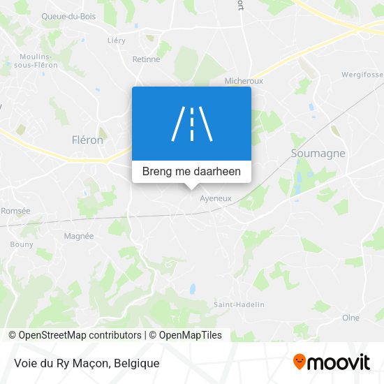 Voie du Ry Maçon kaart