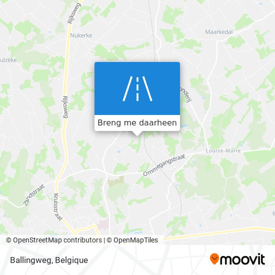 Ballingweg kaart