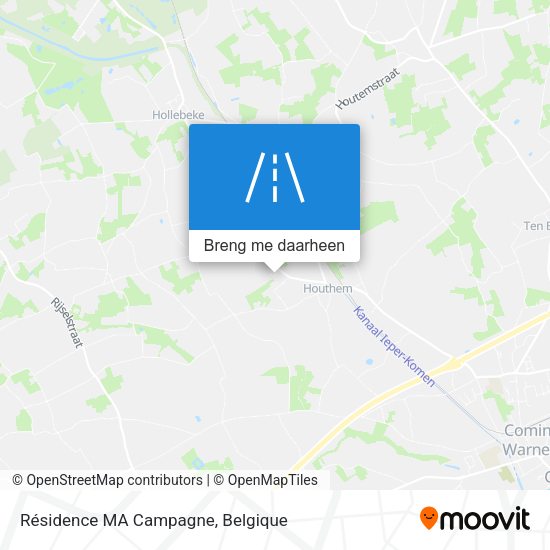Résidence MA Campagne kaart
