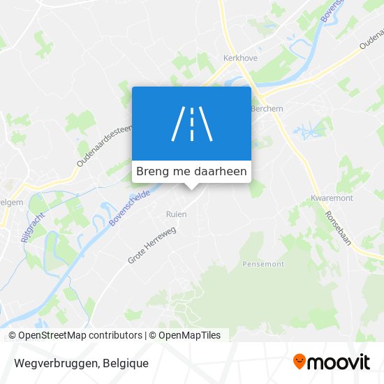 Wegverbruggen kaart