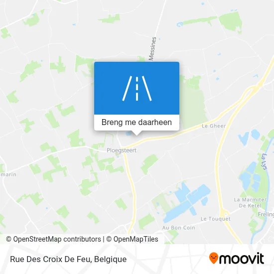 Rue Des Croix De Feu kaart