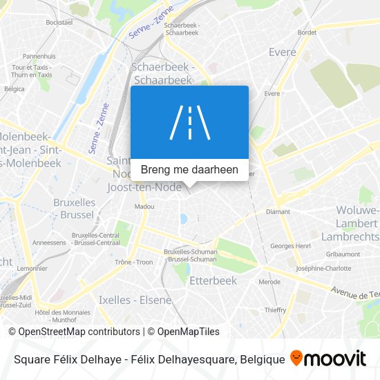 Square Félix Delhaye - Félix Delhayesquare kaart