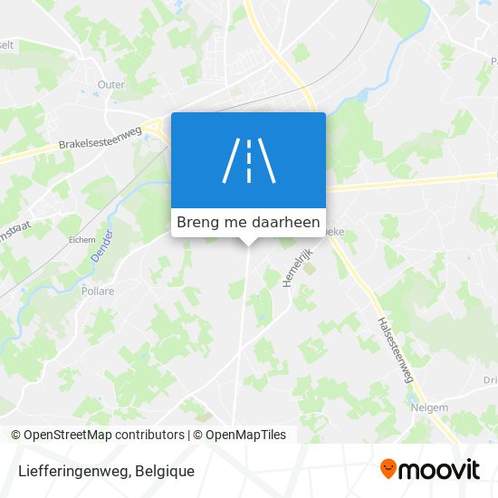 Liefferingenweg kaart