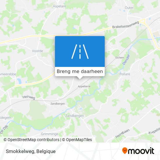 Smokkelweg kaart