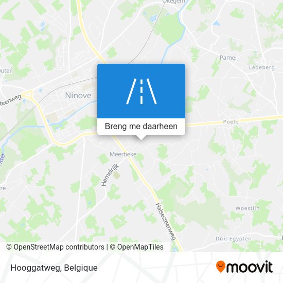 Hooggatweg kaart