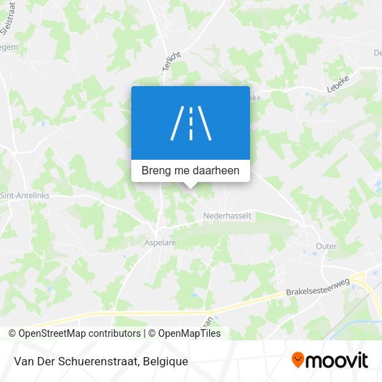 Van Der Schuerenstraat kaart