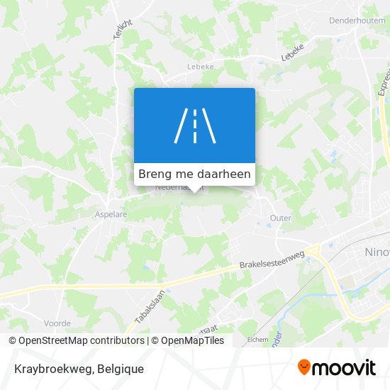 Kraybroekweg kaart