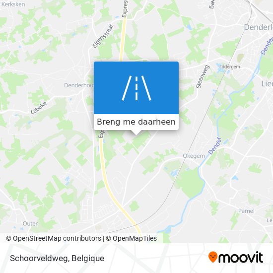 Schoorveldweg kaart