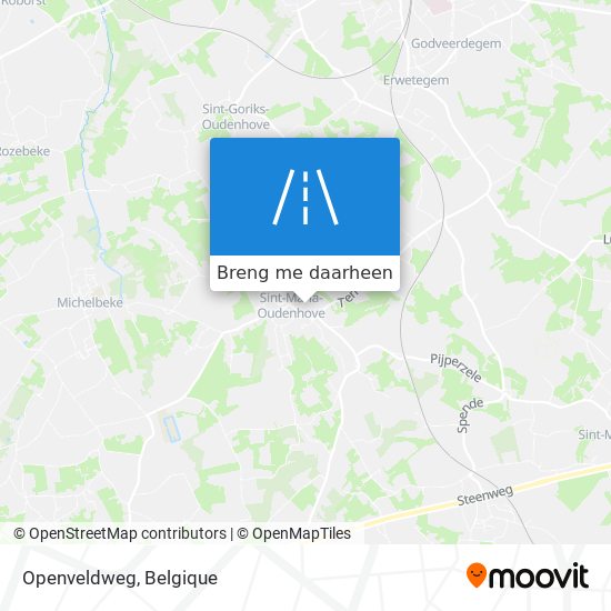 Openveldweg kaart