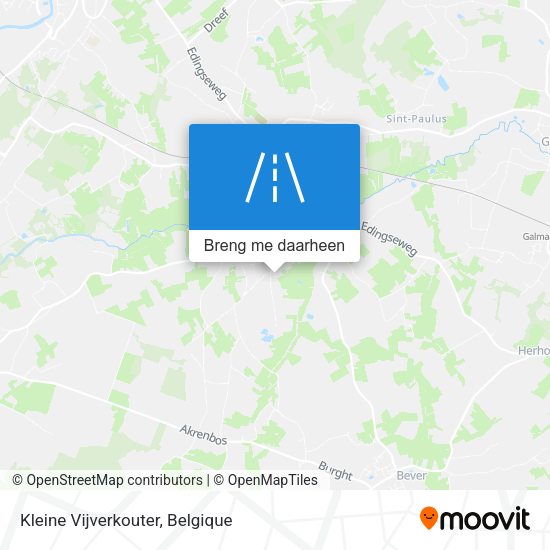 Kleine Vijverkouter kaart