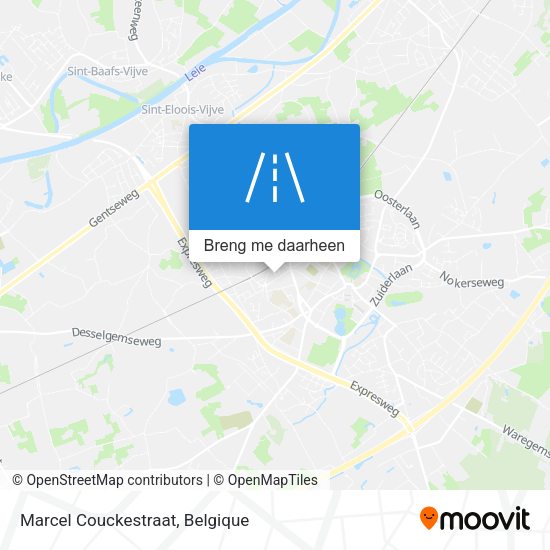 Marcel Couckestraat kaart