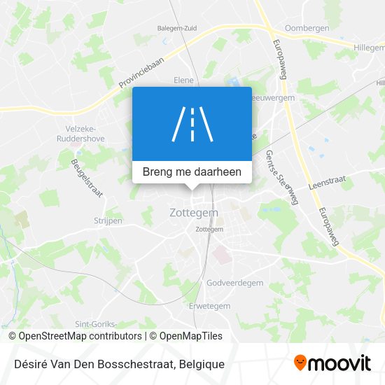 Désiré Van Den Bosschestraat kaart