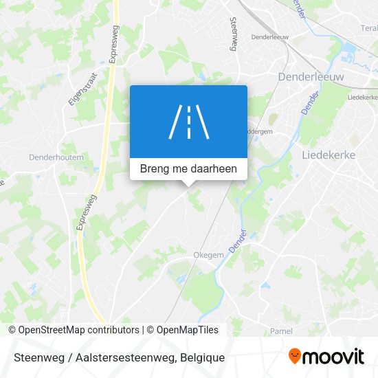 Steenweg / Aalstersesteenweg kaart