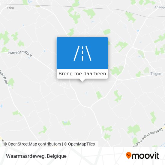 Waarmaardeweg kaart