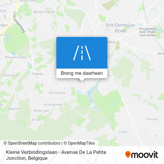 Kleine Verbindingslaan - Avenue De La Petite Jonction kaart