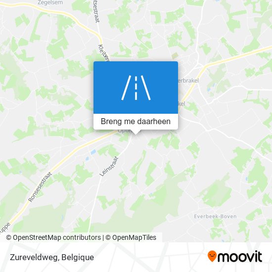 Zureveldweg kaart