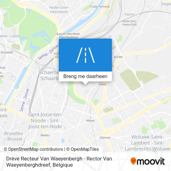 Drève Recteur Van Waeyenbergh - Rector Van Waeyenberghdreef kaart
