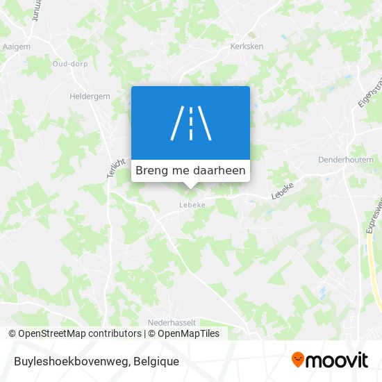 Buyleshoekbovenweg kaart