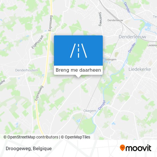 Droogeweg kaart