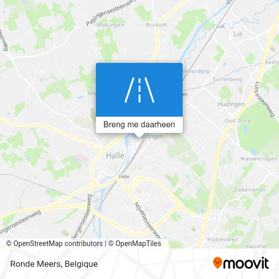 Ronde Meers kaart