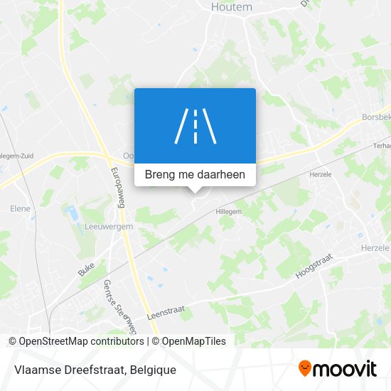 Vlaamse Dreefstraat kaart