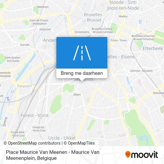 Place Maurice Van Meenen - Maurice Van Meenenplein kaart