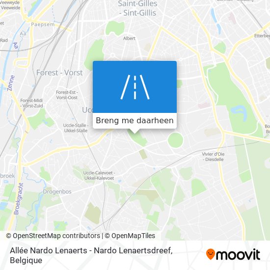 Allée Nardo Lenaerts - Nardo Lenaertsdreef kaart