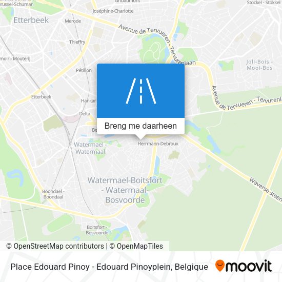 Place Edouard Pinoy - Edouard Pinoyplein kaart