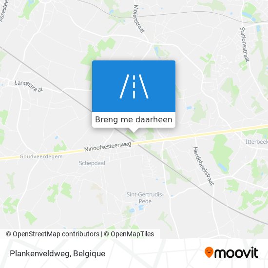 Plankenveldweg kaart