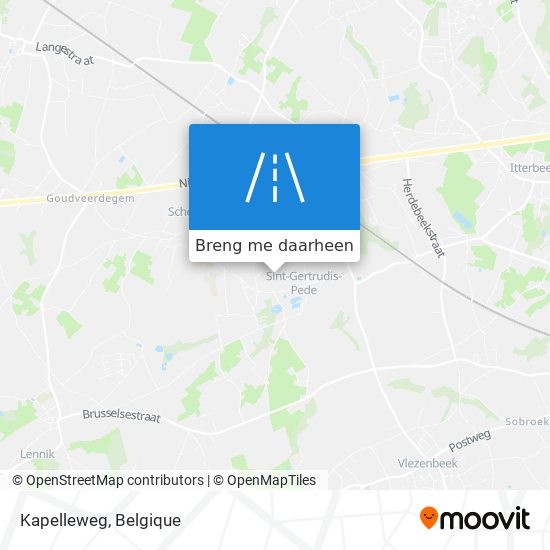 Kapelleweg kaart